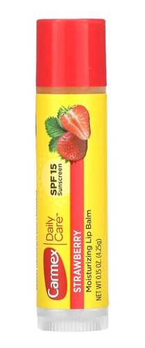 Carmex Balsamo Labial Hidratante Con Spf 15 Fresa Strawberry