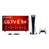 Smart Tv Uhd 50 Polegadas 4k LG + Ps5 Console Jogo 