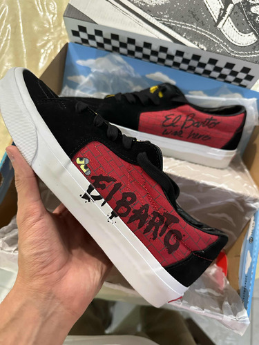 Zapatillas Sk8 Low Vans X The Simpsons The Barto Knu 9,5 Us 