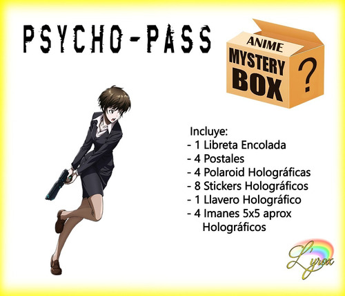 Psycho Pass Mystery Box Caja Misteriosa Anime Manga