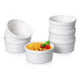 6 Salsera Ramekin Molde Porcelana 4oz Restaurante Bar Menaje