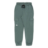 Pantalon Quiksilver Mod Jogging Cargo Verde Pino Exclusivo