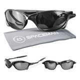 Oculos Sol Masculino Preto Praia Proteção Uv Lupa + Case