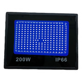 Refletor Holofote 200w Led Luz Azul Ip66 Aaatop 110v/220v