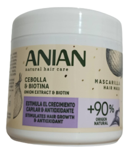 Mascarilla Capilar Cebolla Y Biotina Ani - mL a $74