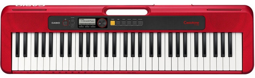 Casio Casiotone Ct-s200 Teclado De 61 Teclas Y 5 Octavas Color Rojo