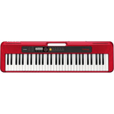 Casio Casiotone Ct-s200 Teclado De 61 Teclas Y 5 Octavas Color Rojo