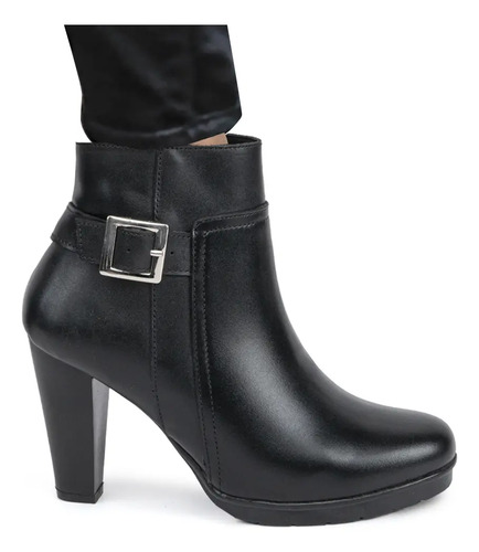Bota Mujer Sao Paulo Vestir De Piel 9cm 1257903