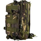 Mochila Tatica Reforçada Militar Camuflada 30lt Impermeavel Cor Verde 929-e Desenho Do Tecido Verde