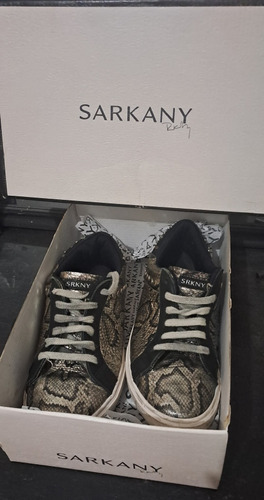 Zapatillas Ricky Sarkany Urbana Cuero Animal Print