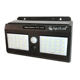 Lampara Solar Doble 40 Leds! Sensor De Movimiento P/exterior