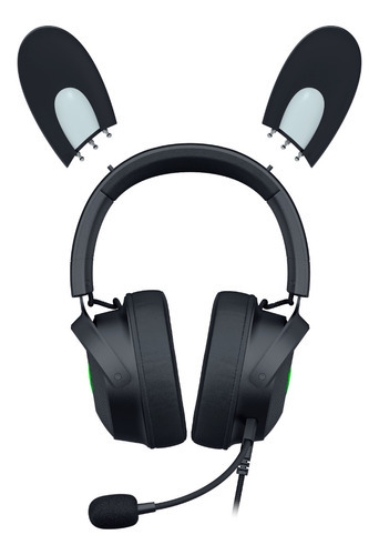 Audífono Razer Kraken Kitty V2 Pro Color Classic Black Color De La Luz Rgb