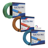 Pack X 3 Rollos Cable Unipolar 6mm 100m C/u Varios Colores