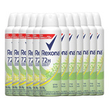 Kit Desodorante Aerosol Rexona Erva Doce Feminino 150ml - 12