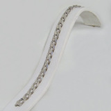 Pulsera De Plata Grumet Maciza (b1273)