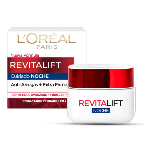 Crema Loreal  Hidratante Antiarrugas Noche Revitalift 50ml