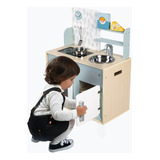 Cozinha De Madeira Infantil Janod Cor Azul