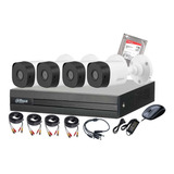 Cctv Kit Pro Dahua Dvr 4ch + 4 Cam 2mp 1tb Magnotec