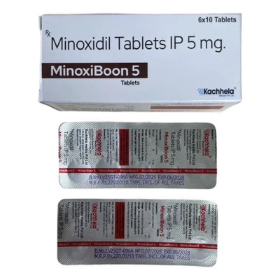 Minoxidil  Tabletas 5mg 60 Tabletas  Blíster Sin Caja | Meses sin interés