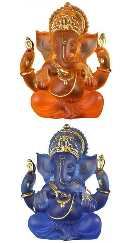 2 Piezas De Estatuillas De Ganesha, Estatuas Del Señor