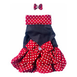 Roupa Para Cachorro Pet Vestido Fantasia Minnie Barato Gatos