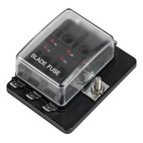 Caja De Fusibles Blade De 6 Vías Para Fusibles Automotrices