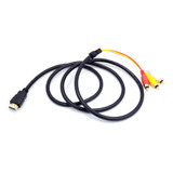 Cable Adaptador Hdmi Macho A 3rca Av Compuesto M/m C