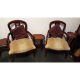 Cadeiras Luis Xv Com Braço Preço Par+ Jogo 3 Mesas (12x S/jr