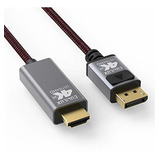 Cable Hdmi - Displayport To Hdmi Cable, Cubilux 4k Active Un