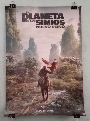 Poster Original De Cine El Planeta De Los Simios Nuevo Reino