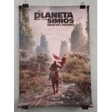 Poster Original De Cine El Planeta De Los Simios Nuevo Reino