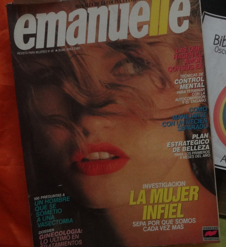 Revista Emanuelle Nº48 Madonna Giuliano Gemma Feminismo 