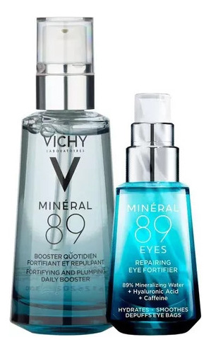 Combo Mineral 89 Rostro X50 Ml Y Mineral 89 Ojos X15