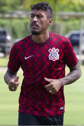 Camisa Corinthians 2019 Pre-jogo Xg Xadrez Linda 