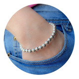 Pulsera Bolitas 6 Mm Plata 925 (arg60029)