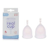 Copa Menstrual 2 Talles +35 Reutilizable Vegano Real Cup X2