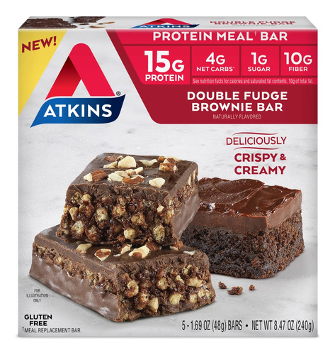 Atkins Double Fudge Brownie 5 Count