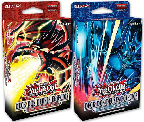 Yugioh 2 Deck Deuses Egípcios Obelisco E Slifer Português