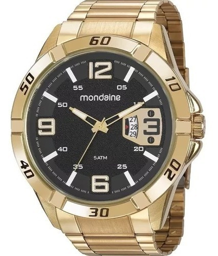 Relogio Dourado Mondaine 53834gpmvde2 Masculino Nf.