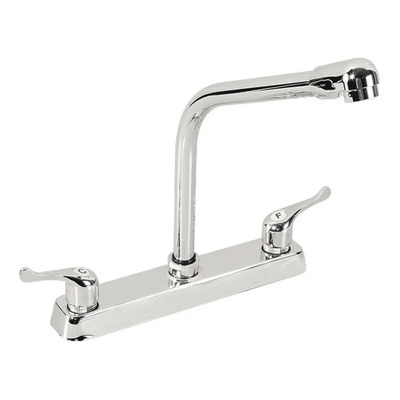 Grifo Mezclador De Cocina Doble Comando Lion T. 3551 Cromado | MercadoLibre