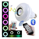 Lampada Bluetooth Led Rgb Branco Caixa Som Musical Promoção
