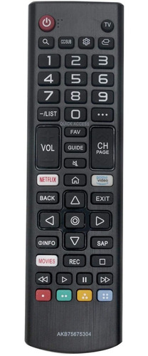 Control Remoto Akb75675304 Para LG Smart Tv Hdtv 43lm6300