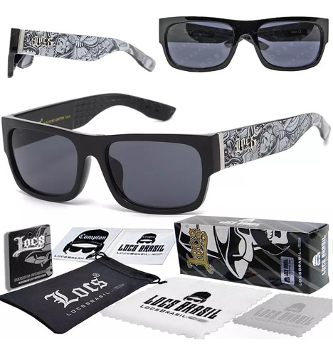 Óculos Escuros Locs Brasil - Freshbone Graffiti - Premium
