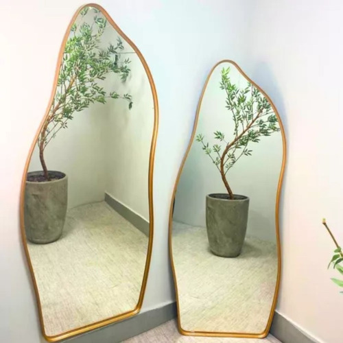 Espelho Grande Decorativo Orgânico Com Moldura 170 X 70 Cm