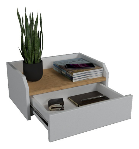 Buro Flotante Moderno Minimalista Con Cajon