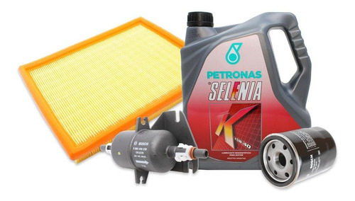 Kit Filtros + Aceite Selenia K 15w40 Fiorino 1.3 16v Fire