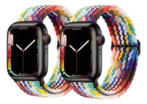 2pzs Correa Para Apple Watch Reloj Todas Series Extensible