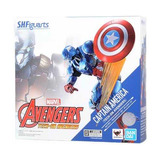 S.h.figuarts Captain America Tech-on Avengers Bandai Sellado