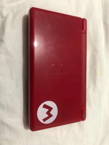 Nintendo Ds Lite Rojo Mario Bros Para Piezas O Reparación 