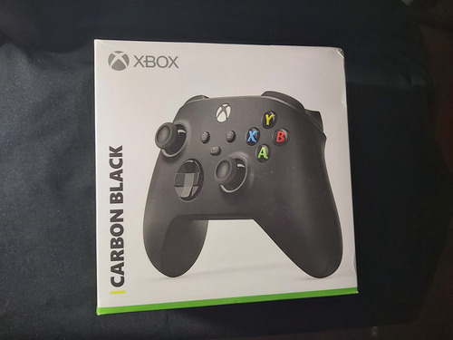 Joystick Inalámbrico Microsoft Xbox Carbon Black En Su Caja